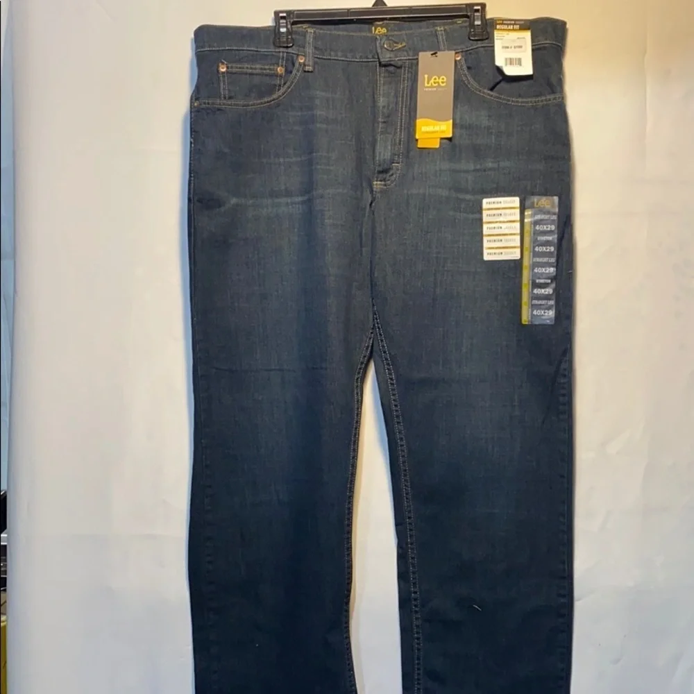 Mens Lee Jeans Regular Fit Straight Leg
